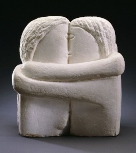 The Kissers by Constantin Brancusi